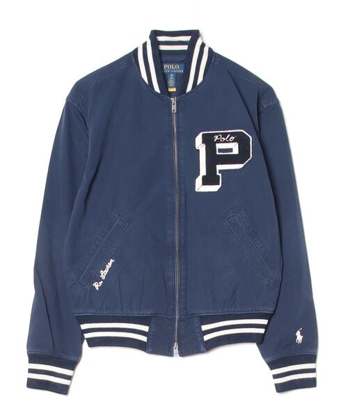POLO RALPH LAUREN（ポロ ラルフ ローレン）の「エンブロイダリー キャンバス トラック ジャケット（スタジャン・メンズ・ネイビー系1・S/L/M）」の7枚目の写真
