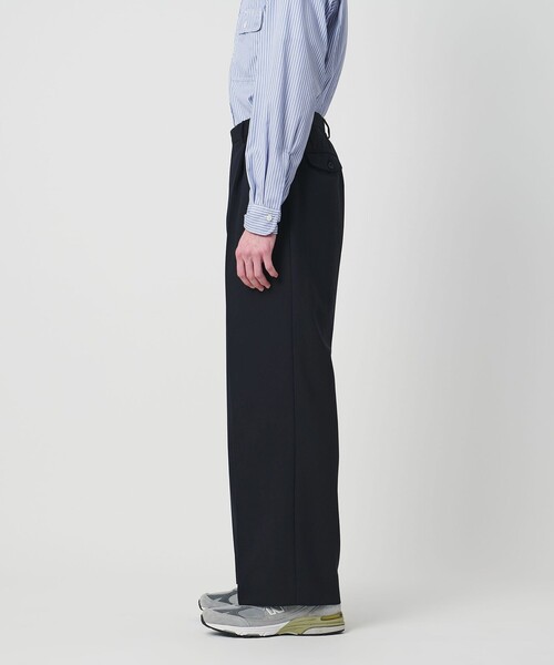 District(ディストリクト)の「<District>4プライ 2プリーツ ワイド パンツ(スラックス・メンズ・ネイビー/ブラック・S/M/L)」の20枚目の写真