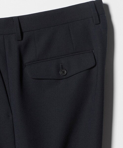 District(ディストリクト)の「<District>4プライ 2プリーツ ワイド パンツ(スラックス・メンズ・ネイビー/ブラック・S/M/L)」の14枚目の写真