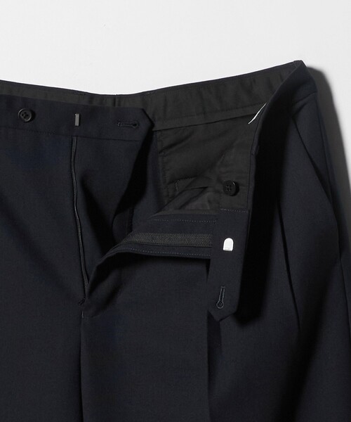 District(ディストリクト)の「<District>4プライ 2プリーツ ワイド パンツ(スラックス・メンズ・ネイビー/ブラック・S/M/L)」の12枚目の写真
