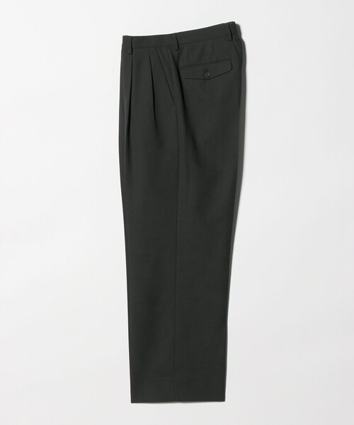 District(ディストリクト)の「<District>4プライ 2プリーツ ワイド パンツ(スラックス・メンズ・ネイビー/ブラック・S/M/L)」の9枚目の写真