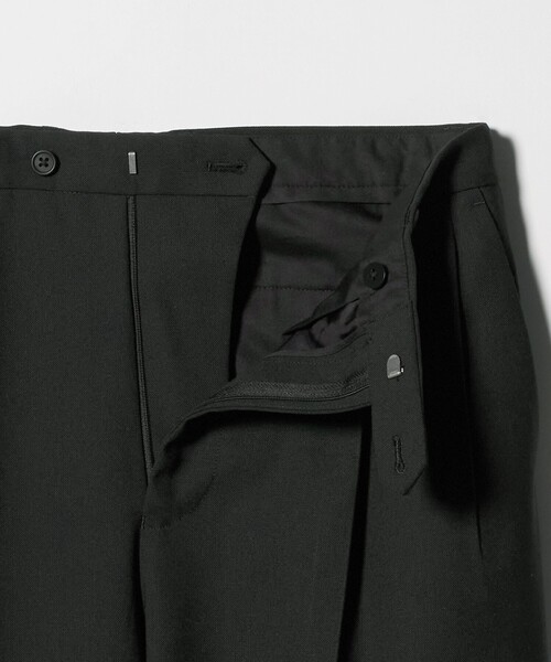 District(ディストリクト)の「<District>4プライ 2プリーツ ワイド パンツ(スラックス・メンズ・ネイビー/ブラック・S/M/L)」の6枚目の写真