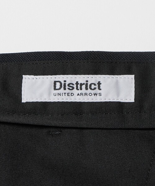 District(ディストリクト)の「<District>4プライ 2プリーツ ワイド パンツ(スラックス・メンズ・ネイビー/ブラック・S/M/L)」の4枚目の写真