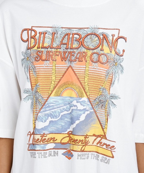 BILLABONG(ビラボン)の「BILLABONG ウィメンズ GRAPHIC PRINT LOOSE Tシャツ 【2026年春夏モデル】(Tシャツ/カットソー・レディース・ホワイト/ライトブルー/オフホワイト/アイボリー・MEDIUM)」の17枚目の写真