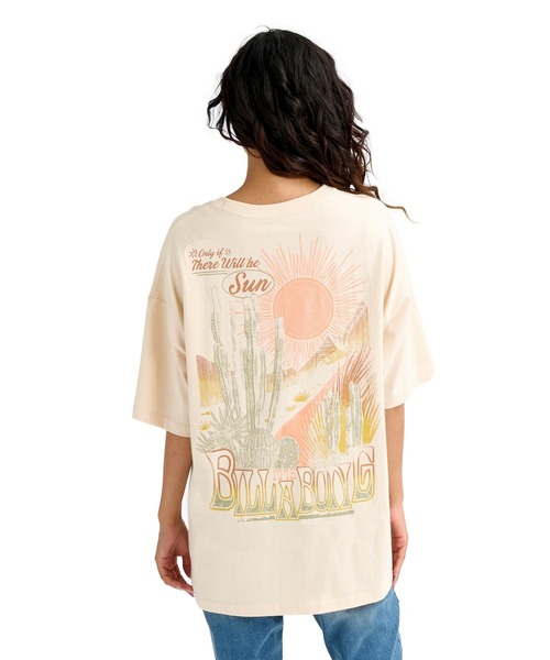BILLABONG(ビラボン)の「BILLABONG ウィメンズ GRAPHIC PRINT LOOSE Tシャツ 【2026年春夏モデル】(Tシャツ/カットソー・レディース・ホワイト/ライトブルー/オフホワイト/アイボリー・MEDIUM)」の8枚目の写真