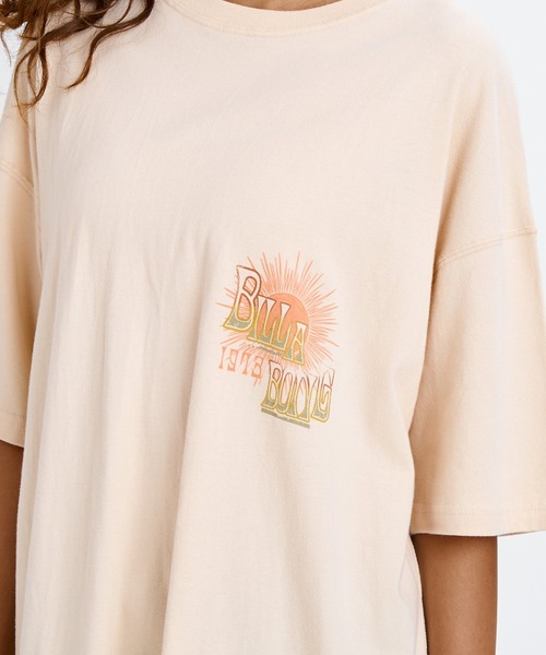 BILLABONG(ビラボン)の「BILLABONG ウィメンズ GRAPHIC PRINT LOOSE Tシャツ 【2026年春夏モデル】(Tシャツ/カットソー・レディース・ホワイト/ライトブルー/オフホワイト/アイボリー・MEDIUM)」の9枚目の写真