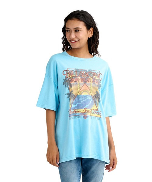 BILLABONG(ビラボン)の「BILLABONG ウィメンズ GRAPHIC PRINT LOOSE Tシャツ 【2026年春夏モデル】(Tシャツ/カットソー・レディース・ホワイト/ライトブルー/オフホワイト/アイボリー・MEDIUM)」の12枚目の写真