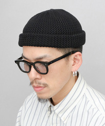 A.M.S. | 2ロール オーガニックコットン ロール メッシュニットキャップ(ニットキャップ/ビーニー)