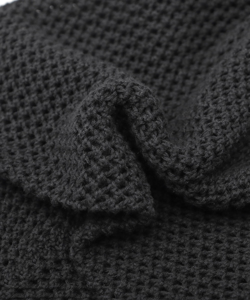 A.M.S.（エーエムエス）の「2ロール オーガニックコットン ロール メッシュニットキャップ（ニットキャップ/ビーニー・メンズ・グレイッシュベージュ/ブラック・FREE）」の12枚目の写真