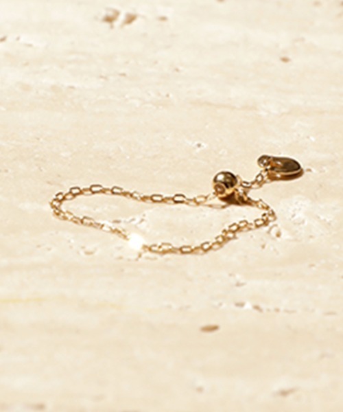 norme(ノーム)の「【SILVER925】ノーム タグ チェーン リング (ラウンド タイプ) / norme tag chain ring (Round type)(リング・レディース・ゴールド・FREE)」の5枚目の写真