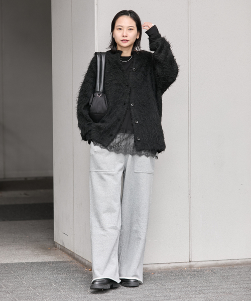 JOURNAL STANDARD（ジャーナルスタンダード）の「《追加4》レースヘム クルーネックシアーロングT（Tシャツ/カットソー・レディース・アイボリー・FREE）」の15枚目の写真