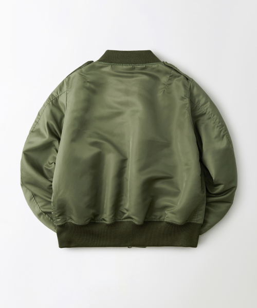 OUTSTANDING（アウトスタンディング）の「L-2B JACKET_OLIVE GREEN（ブルゾン・メンズ・その他・SMALL/MEDIUM/LARGE）」の2枚目の写真