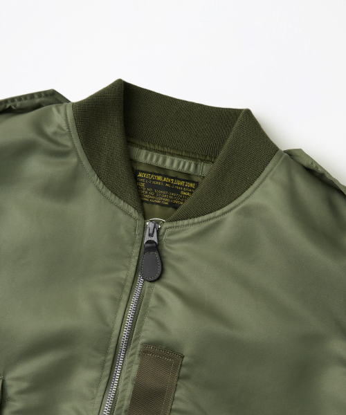 OUTSTANDING（アウトスタンディング）の「L-2B JACKET_OLIVE GREEN（ブルゾン・メンズ・その他・SMALL/MEDIUM/LARGE）」の3枚目の写真