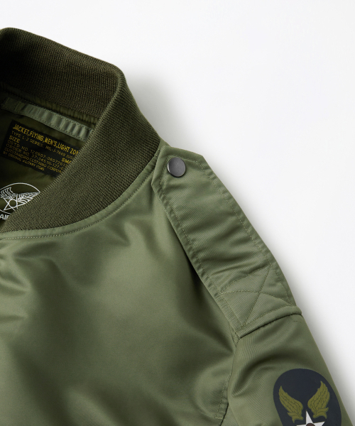 OUTSTANDING（アウトスタンディング）の「L-2B JACKET_OLIVE GREEN（ブルゾン・メンズ・その他・SMALL/MEDIUM/LARGE）」の4枚目の写真