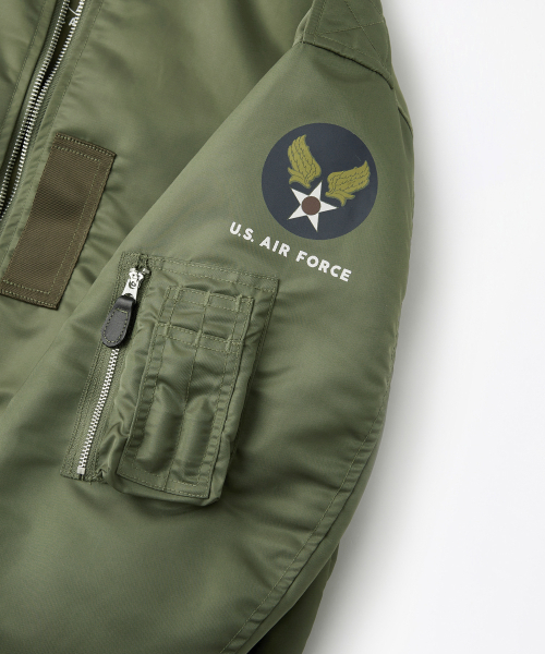 OUTSTANDING（アウトスタンディング）の「L-2B JACKET_OLIVE GREEN（ブルゾン・メンズ・その他・SMALL/MEDIUM/LARGE）」の6枚目の写真