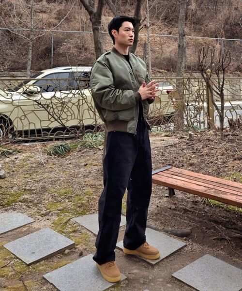 OUTSTANDING（アウトスタンディング）の「L-2B JACKET_OLIVE GREEN（ブルゾン・メンズ・その他・SMALL/MEDIUM/LARGE）」の12枚目の写真