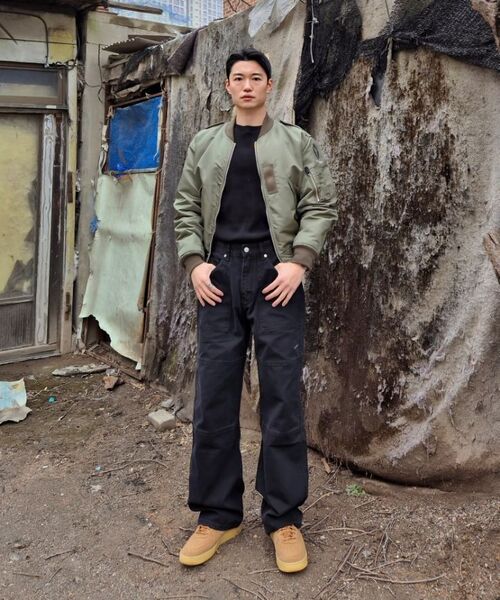 OUTSTANDING（アウトスタンディング）の「L-2B JACKET_OLIVE GREEN（ブルゾン・メンズ・その他・SMALL/MEDIUM/LARGE）」の13枚目の写真