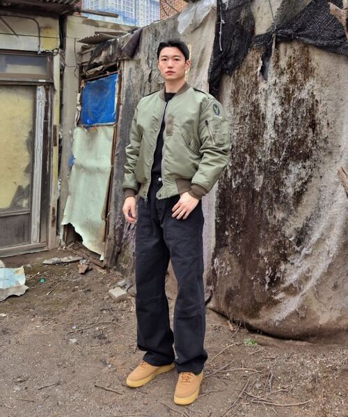OUTSTANDING（アウトスタンディング）の「L-2B JACKET_OLIVE GREEN（ブルゾン・メンズ・その他・SMALL/MEDIUM/LARGE）」の14枚目の写真