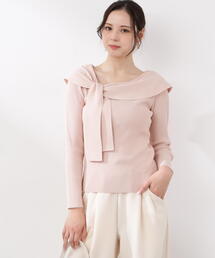 プロポーションボディドレッシング  ニット  ダスティピンク プロポーションボディドレッシング PROPORTION BODY DRESSING ラガー