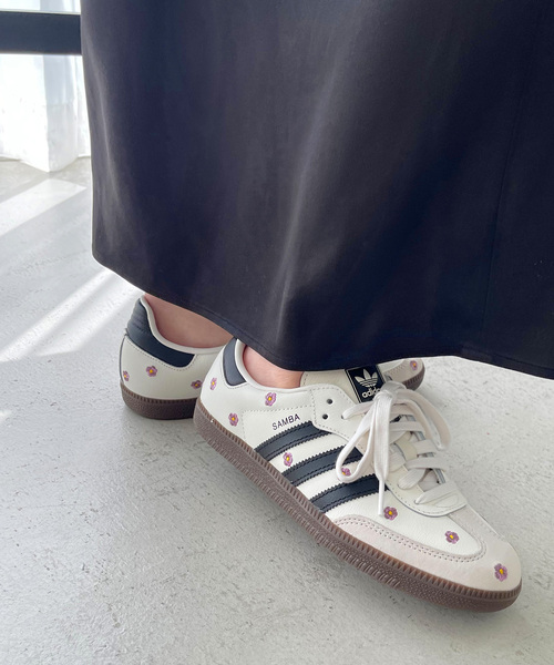 WEB限定》adidas/ アディダス SAMBA OG W FLOWER（スニーカー