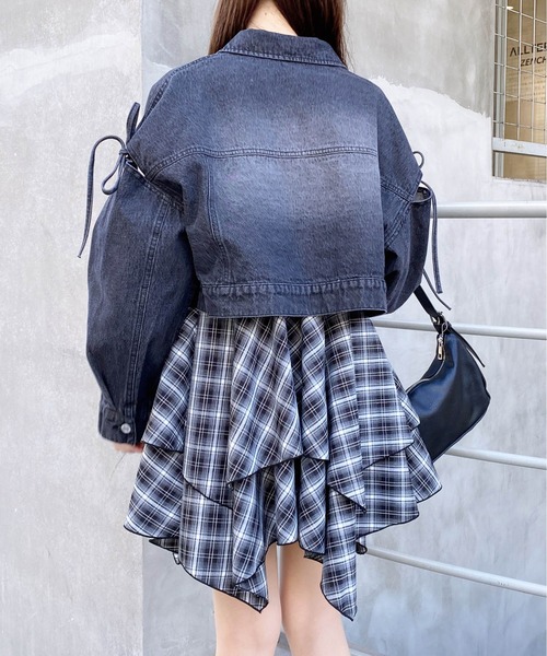 INGNI（イング）の「アソート柄イレヘムミニキャミワンピース（ワンピース・レディース・ブラック系/ホワイト系その他3/ネイビー系2・M）」の16枚目の写真