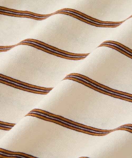 RIVE DROITE（リヴドロワ）の「【大人のボーダーTシャツ】マルチボーダーゴブソデTee（Tシャツ/カットソー・レディース・サックスブルー/ベージュ・FREE）」の18枚目の写真