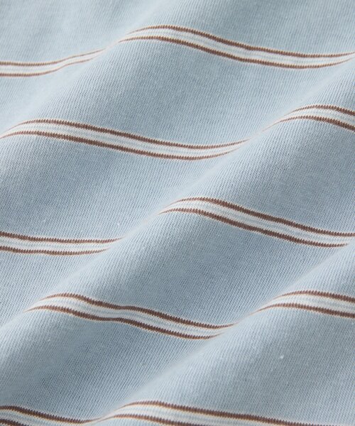 RIVE DROITE（リヴドロワ）の「【大人のボーダーTシャツ】マルチボーダーゴブソデTee（Tシャツ/カットソー・レディース・サックスブルー/ベージュ・FREE）」の15枚目の写真