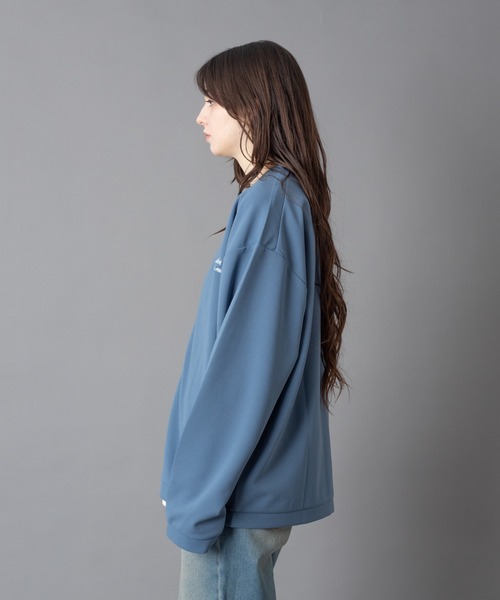 BROWNY（ブラウニー）の「BROWNY/【26年春夏新作】アンサンブルカーディガン(LS)（カーディガン/ボレロ・メンズ・サックスブルー/チャコール・MEDIUM/LARGE）」の3枚目の写真