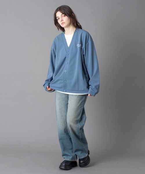 BROWNY（ブラウニー）の「BROWNY/【26年春夏新作】アンサンブルカーディガン(LS)（カーディガン/ボレロ・メンズ・サックスブルー/チャコール・MEDIUM/LARGE）」の6枚目の写真