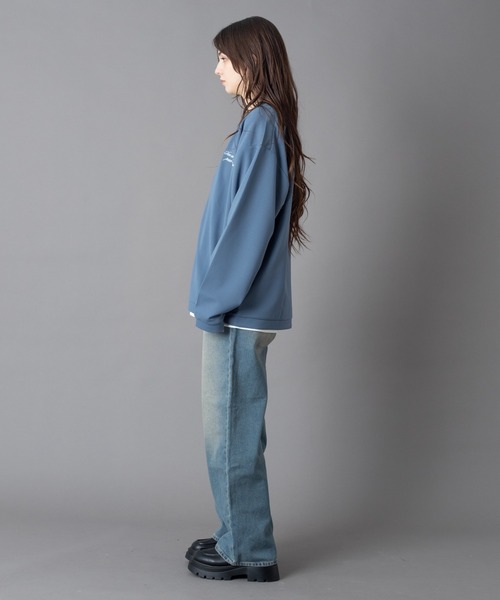 BROWNY(ブラウニー)の「BROWNY/【26年春夏新作】アンサンブルカーディガン(LS)(カーディガン/ボレロ・メンズ・サックスブルー/チャコール・MEDIUM/LARGE)」の7枚目の写真