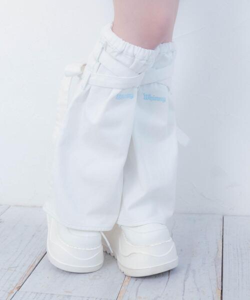 Whinny（ホワイニー）の「Whinny/【2026春新作♪】さわやかフレッシュカビャッ☆（レッグウォーマー・レディース・ブラック/ホワイト/サックスブルー・FREE）」の6枚目の写真