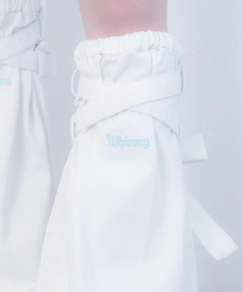 Whinny（ホワイニー）の「Whinny/【2026春新作♪】さわやかフレッシュカビャッ☆（レッグウォーマー・レディース・ブラック/ホワイト/サックスブルー・FREE）」の9枚目の写真