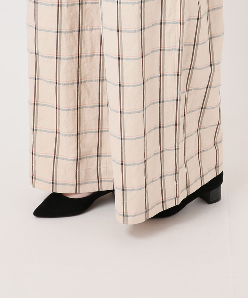 IENA LA BOUCLE（イエナラブークル）の「IENA LA BOUCLE P/Lチェックベアオールインワン（サロペット/オーバーオール・レディース・ストーン・38/36）」の13枚目の写真