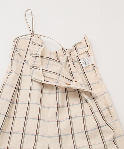 IENA LA BOUCLE（イエナラブークル）の「IENA LA BOUCLE P/Lチェックベアオールインワン（サロペット/オーバーオール・レディース・ストーン・38/36）」の17枚目の写真