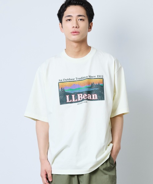 L.L.Bean(エルエルビーン)の「【JAPAN EDITION】モリル・ショートスリーブ・カタディン・ロゴ・ティ(Tシャツ/カットソー・メンズ・レモンイエロー/ライトグレー/チャコール・LARGE/MEDIUM/SMALL)」の3枚目の写真