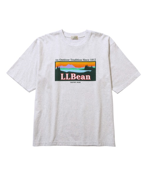 L.L.Bean(エルエルビーン)の「【JAPAN EDITION】モリル・ショートスリーブ・カタディン・ロゴ・ティ(Tシャツ/カットソー・メンズ・レモンイエロー/ライトグレー/チャコール・LARGE/MEDIUM/SMALL)」の1枚目の写真