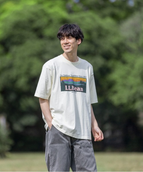 L.L.Bean(エルエルビーン)の「【JAPAN EDITION】モリル・ショートスリーブ・カタディン・ロゴ・ティ(Tシャツ/カットソー・メンズ・レモンイエロー/ライトグレー/チャコール・LARGE/MEDIUM/SMALL)」の10枚目の写真