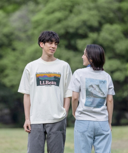 L.L.Bean(エルエルビーン)の「【JAPAN EDITION】モリル・ショートスリーブ・カタディン・ロゴ・ティ(Tシャツ/カットソー・メンズ・レモンイエロー/ライトグレー/チャコール・LARGE/MEDIUM/SMALL)」の11枚目の写真