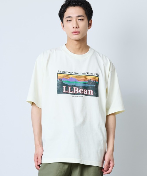 L.L.Bean(エルエルビーン)の「【JAPAN EDITION】モリル・ショートスリーブ・カタディン・ロゴ・ティ(Tシャツ/カットソー・メンズ・レモンイエロー/ライトグレー/チャコール・LARGE/MEDIUM/SMALL)」の14枚目の写真