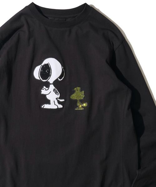 TETE HOMME(テットオム)の「【1PIU1UGUALE3 RELAX】スヌーピーコラボT(Tシャツ/カットソー・レディース・ブラック/ホワイト・LARGE/X-LARGE/MEDIUM)」の5枚目の写真