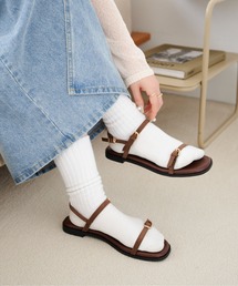 DISCOAT | フラットナローラインサンダル(サンダル)