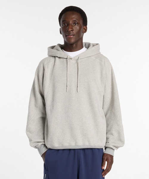NEW BALANCE(ニューバランス)の「NEW BALANCE NB Grey Regular Fit Hoodie MT61F3LL(パーカー・メンズ・グレー/チャコールグレー・M/L)」の22枚目の写真