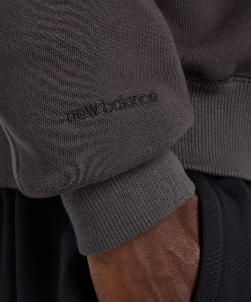NEW BALANCE(ニューバランス)の「NEW BALANCE NB Grey Regular Fit Hoodie MT61F3LL(パーカー・メンズ・グレー/チャコールグレー・M/L)」の11枚目の写真