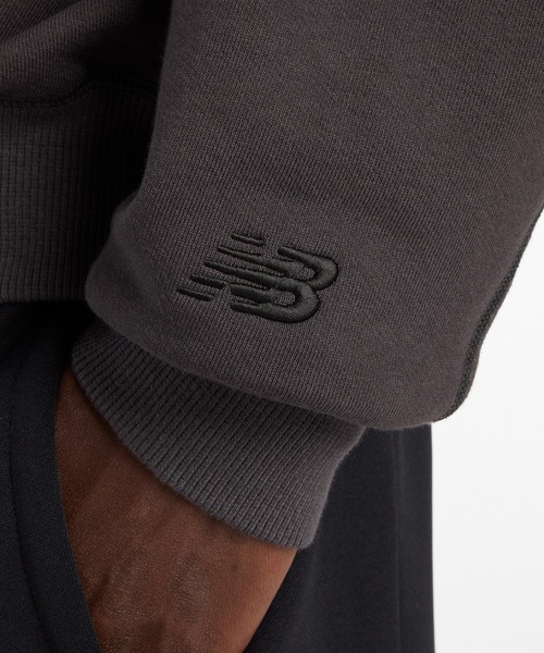 NEW BALANCE(ニューバランス)の「NEW BALANCE NB Grey Regular Fit Hoodie MT61F3LL(パーカー・メンズ・グレー/チャコールグレー・M/L)」の12枚目の写真