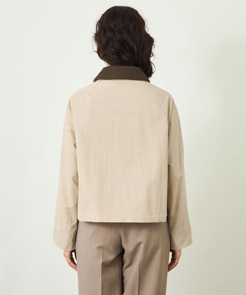 MACKINTOSH PHILOSOPHY(マッキントッシュ フィロソフィー)の「GREY LABEL【SOMERFORD SHORT(サマーフォード ショート)】ライトタフタ製(ブルゾン・レディース・ブラック/ベージュ系その他4・2/4/6)」の15枚目の写真