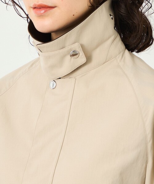 MACKINTOSH PHILOSOPHY(マッキントッシュ フィロソフィー)の「GREY LABEL【SOMERFORD SHORT(サマーフォード ショート)】ライトタフタ製(ブルゾン・レディース・ブラック/ベージュ系その他4・2/4/6)」の16枚目の写真