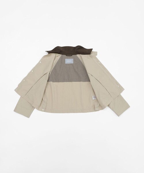 MACKINTOSH PHILOSOPHY(マッキントッシュ フィロソフィー)の「GREY LABEL【SOMERFORD SHORT(サマーフォード ショート)】ライトタフタ製(ブルゾン・レディース・ブラック/ベージュ系その他4・2/4/6)」の8枚目の写真