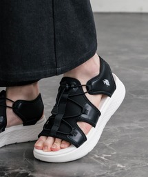U.S. POLO ASSN.（ユーエスポロアッスン）の「U.S. POLO ASSN. ユーエスポロアッスン ワンポイントロゴ厚底スニーカーサンダル（サンダル）」