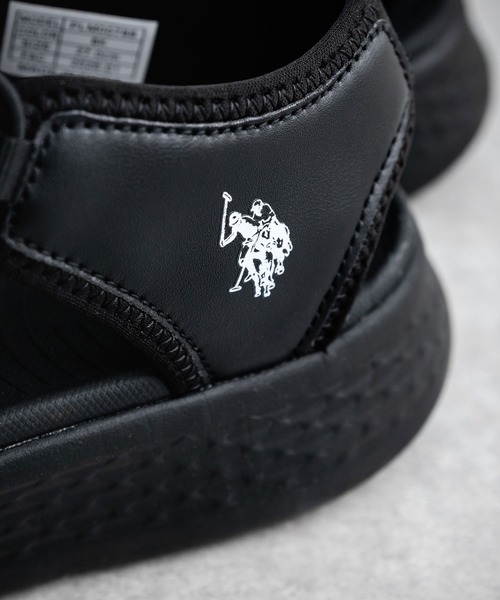 U.S. POLO ASSN.(ユーエスポロアッスン)の「U.S. POLO ASSN. ユーエスポロアッスン ワンポイントロゴ厚底スニーカーサンダル(サンダル・メンズ・ブラック×ホワイト/ホワイト/ライトベージュ/ブラック・24cm/23.5cm/23cm/22.5cm/27cm/26.5cm/26cm/25.5cm/25cm/24.5cm)」の14枚目の写真