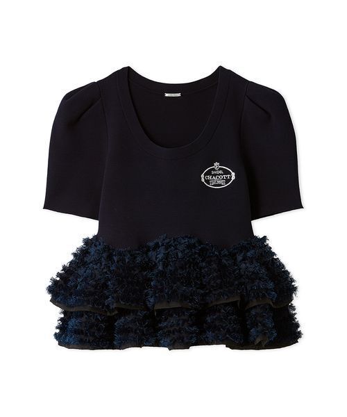 SNIDEL（スナイデル）の「【Chacott】コラボペプラムニットプルオーバー（ニット/セーター・レディース・その他/ネイビー/ホワイト・F）」の12枚目の写真